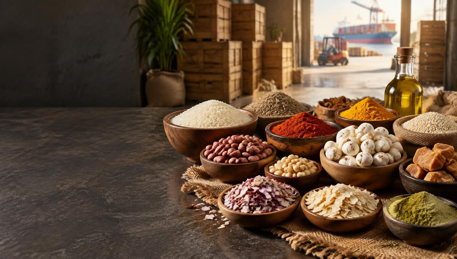 Indian rice, spices, oilseeds and speciality foods supplied by Vimalsa Overseas Pvt Ltd